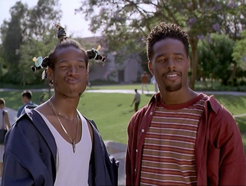 Create meme: don't be a menace to South Central while drinking your juice in the hood, don't be a menace to South Central while drinking your juice, Marlon Wayans don't threaten South Central