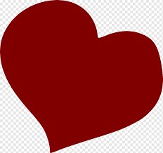 Create meme: heart, clipart heart, red heart