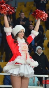 Create meme: Katy Perry costume for the new year, Katy Perry Christmas, cheerleading