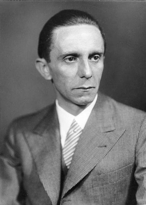Create meme: Joseph Goebbels , magda goebbels, Goebbels propaganda