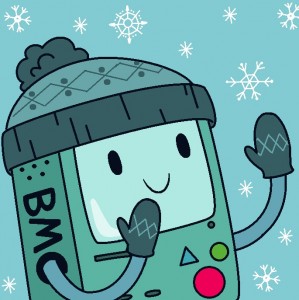 Create meme: adventure time, figure, bmo