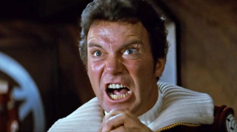Create meme: Star Trek 2: The Wrath of Khan, star trek, william shatner