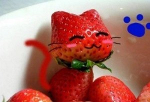 Create meme: fruit, strawberry, strawberry