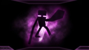 Create meme: Armen enderman, minecraft enderman, stranger edge