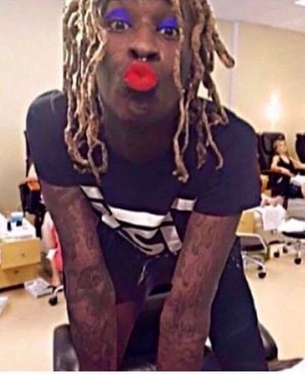 Создать мем: 6 ix 9 ine, young thug в тюрьме, young thug мем