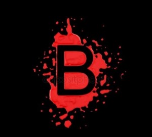 Create meme: letter d, letter y red bloody pictures, letter b