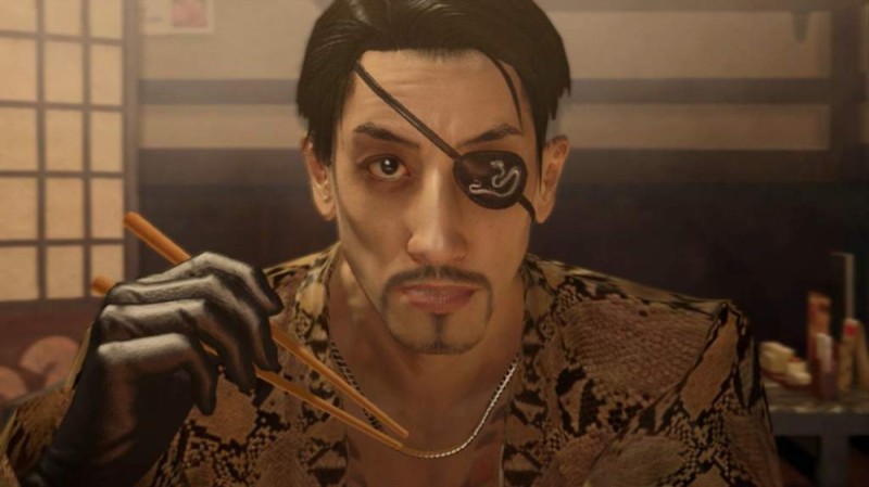 Создать мем: yakuza 5, goro majima, yakuza