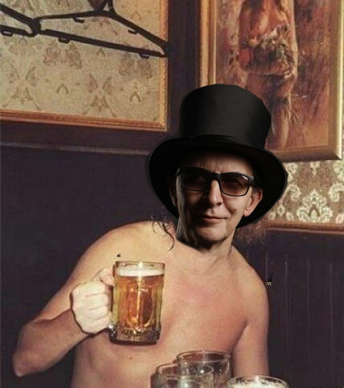 Create meme: Nikolaev with beer, cheers to love , Igor Nikolaev 