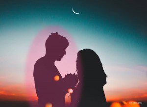 Create meme: couple silhouette, love relationships, love