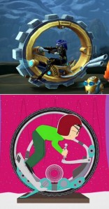 Create meme: Mr. garrison, monowheel South Park, the bike Mr. garrison