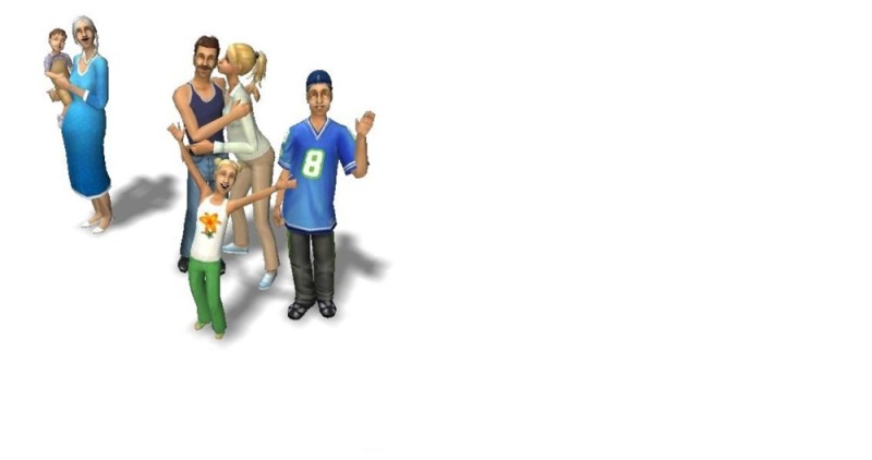 Создать мем: sims, the sims 4, симс 2 семья грант