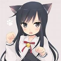 Create meme: asashio kantai collection neko, neko chan, anime Tanka