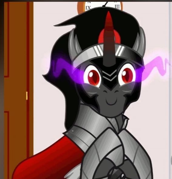 Create meme: king sombra, pony king sombra, The king of sombra screenshots