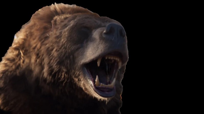 Создать мем: медведь гризли на прозрачном фоне, медведь бурый, медведь медведь
