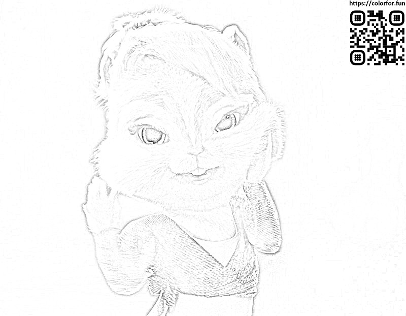 Create meme: coloring pages Alvin and the chipmunks of britain, coloring book alvin and the chipmunks, Alvin and the chipmunks