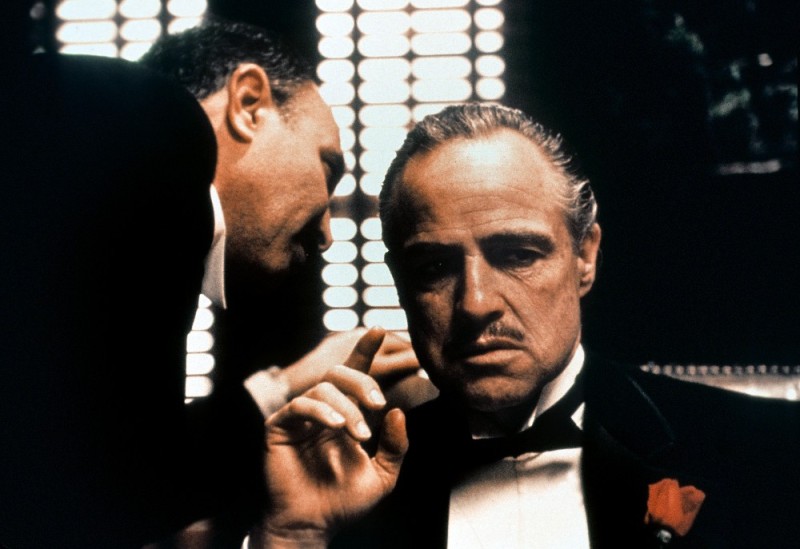 Create meme: don Corleone Smoking a cigar, exorcism , but do it without respect