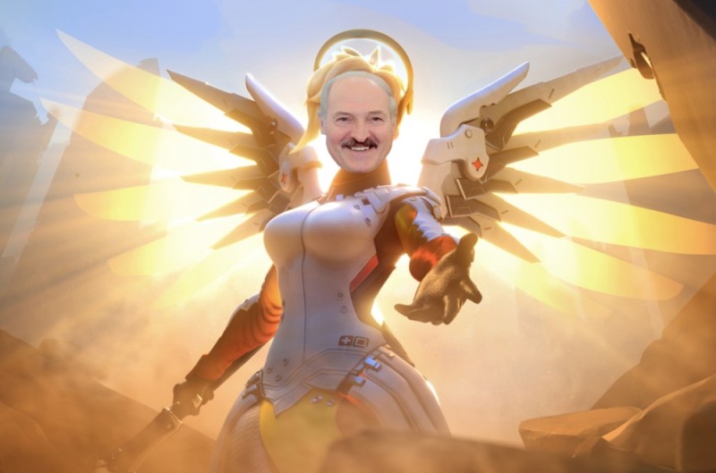 Create meme: mercy overwatch, angel overwatch, Angel Mercy Overwatch