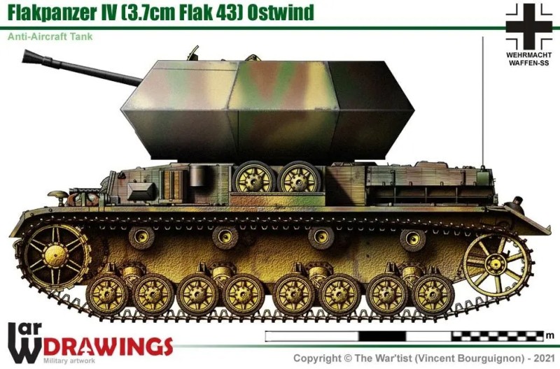 Create meme: flakpanzer iv, pzkpfw iv, anti- aircraft tank