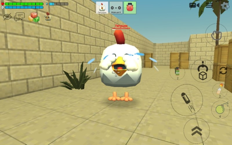 Create meme: chicken gun game, chicken gun game, cheats chicken gun