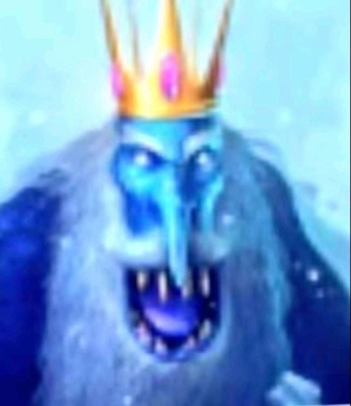 Создать мем: king, время приключений, время приключений снежный король
