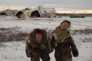 Create meme: hunting in Chukotka photo, Chukchi woman, Chukchi