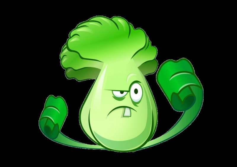 Create meme: plants vs zombies 2 bonk choi, bonk choy plants vs zombies, cabbage boxer plants vs zombies