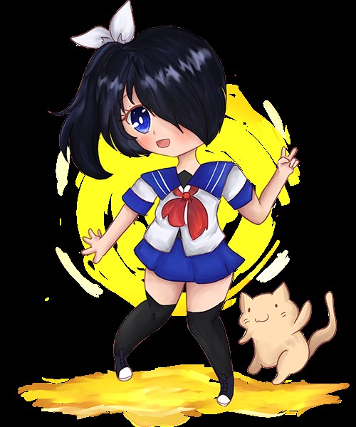 Create meme: Urabe Mikoto, yandere chibi, lunime face