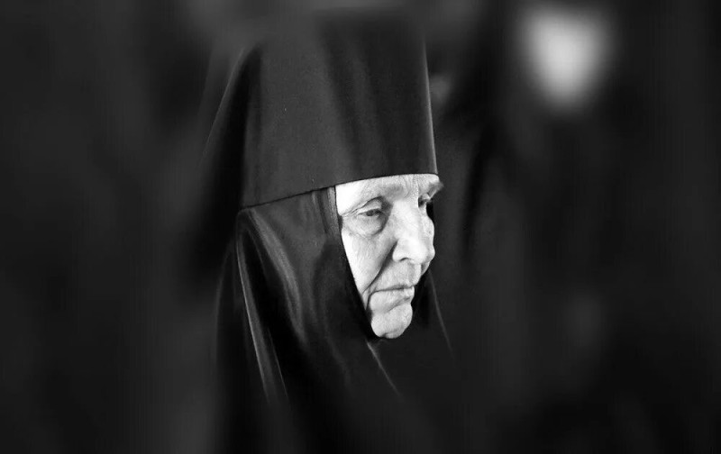 Create meme: nun , abbess, Schema - nun Euphrosyne of the Holy Dormition monastery