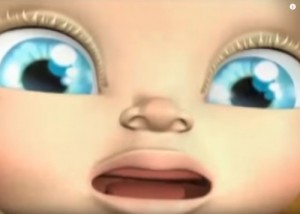 Create meme: brown eyes, children's song about ass, eyes pixar