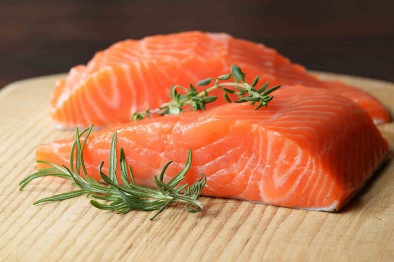 Create meme: salmon fillet, chinook trout salmon, salmon