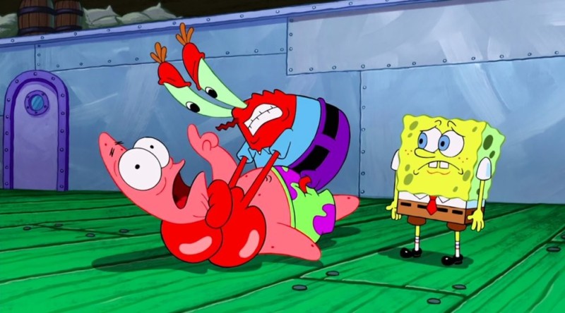 Create meme: sponge Bob square pants , spongebob clean life, spongebob new series