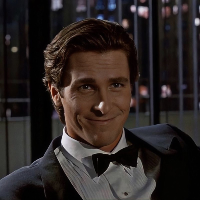 Create meme: bateman, Patrick Bateman, Patrick Bateman