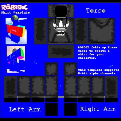roblox black adidas shirt