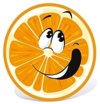 Create meme: orange, orange fruit, orange