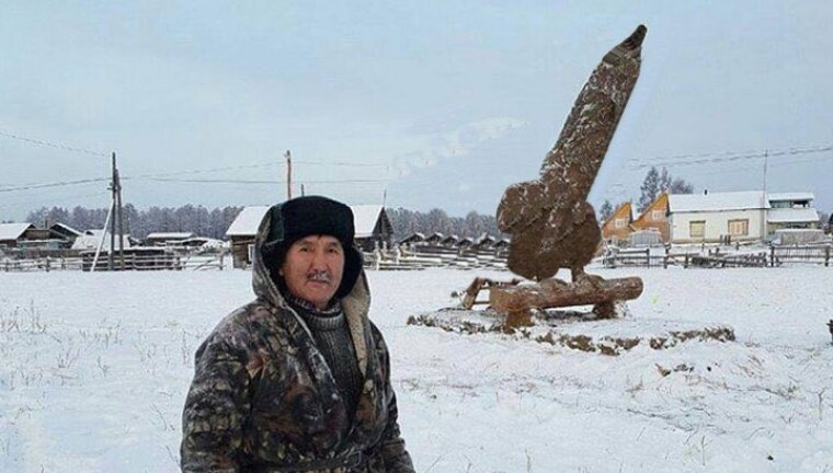 Create meme: Yakutia , Yakut sculptor Mikhail Bopposov, Mikhail Bopposov is a sculptor