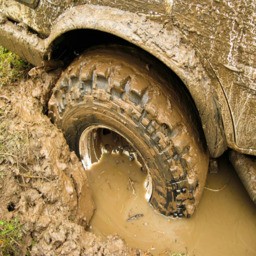 Create meme: meanwhile, mud tires