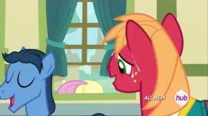 Create meme: pony friendship is, big mac, applejack