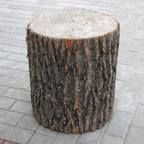 Create meme: a deck for firewood, stump , tree stump