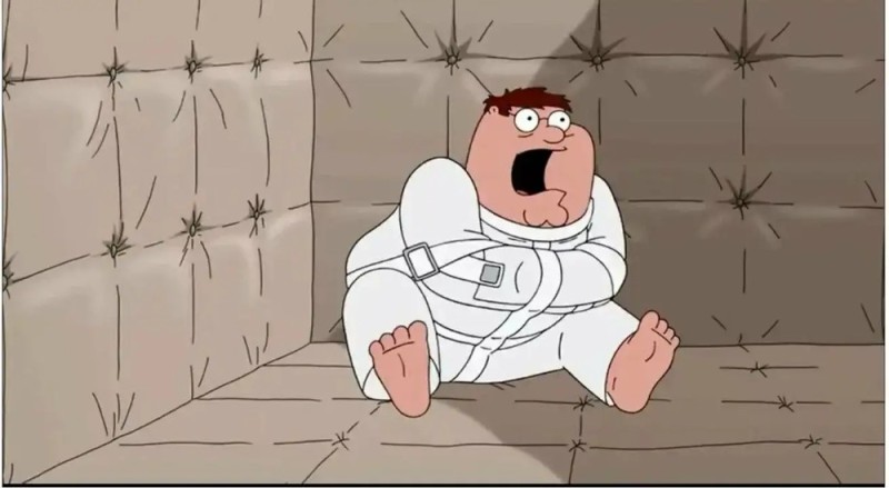 Create meme: Peter Griffin in a straitjacket, meme family guy , the griffins 
