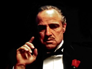 Create meme: Marlon Brando, don vito, the godfather