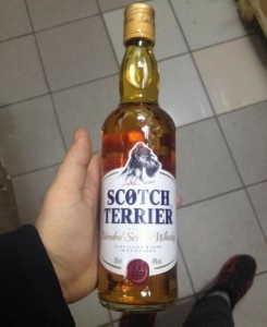 Создать мем: виски купажированный"scotch terrier(скотч терьер)" 0,5л 40%, виски скотч, виски скотч терьер