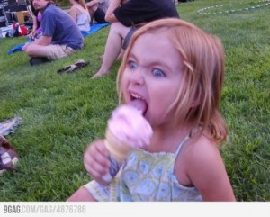 Create meme: ice cream, I love ice cream, cute kids