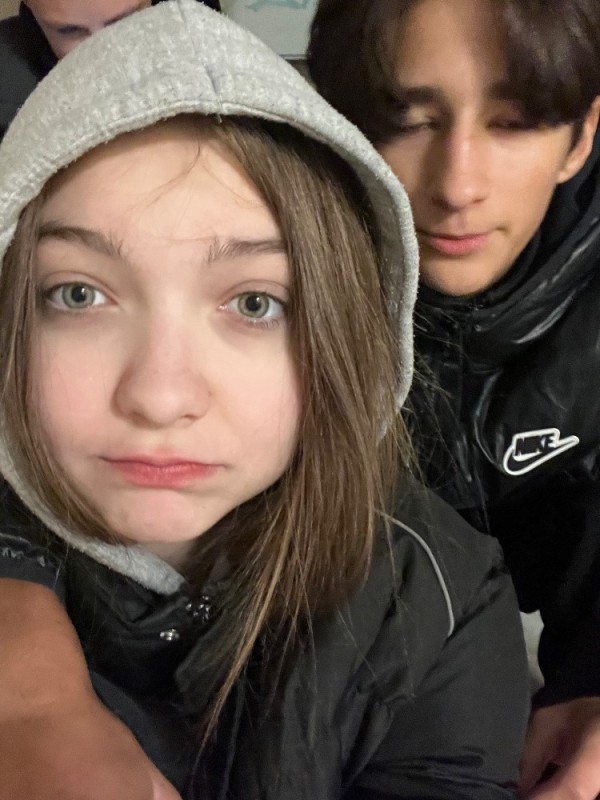 Create meme: photos of teenagers, my girlfriend, girls of Moscow