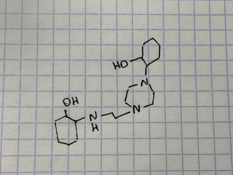 Create meme: chemistry , niacin chemical formula, dopamine formula figure