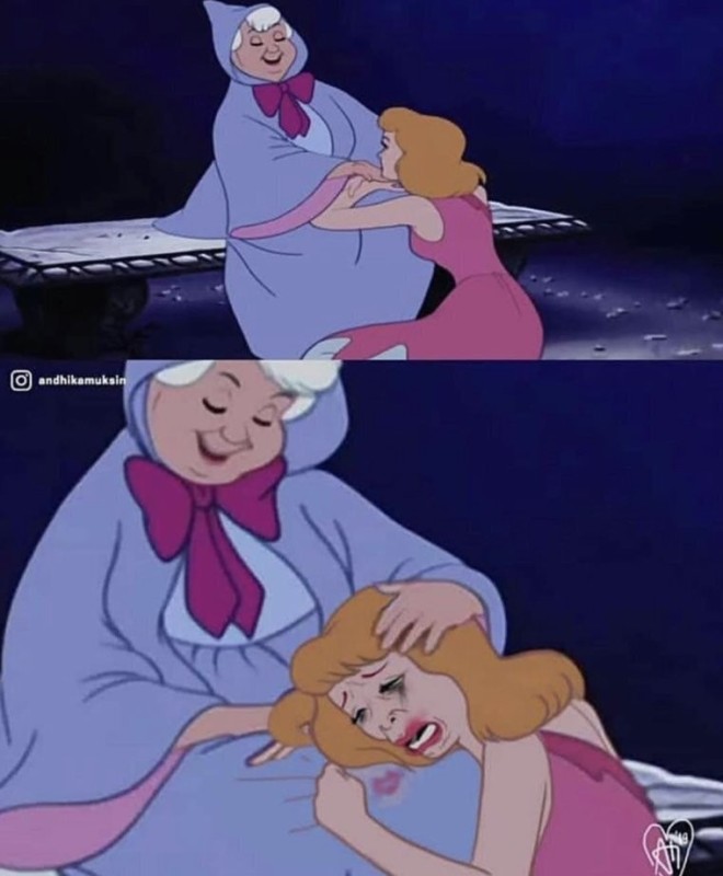 Create meme: disney princesses, cinderella meme, Cinderella 