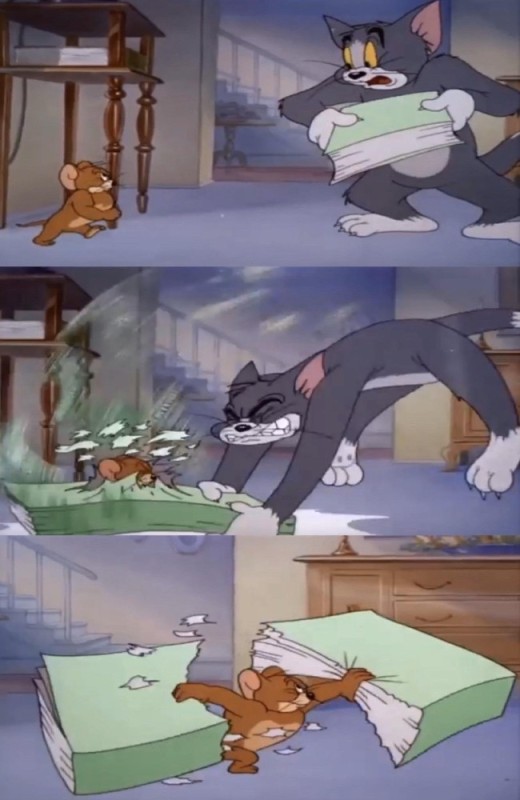 Create meme: Tom and Jerry episode 14 Millionaire Cat, Tom and jerry new, meme of Tom and Jerry 