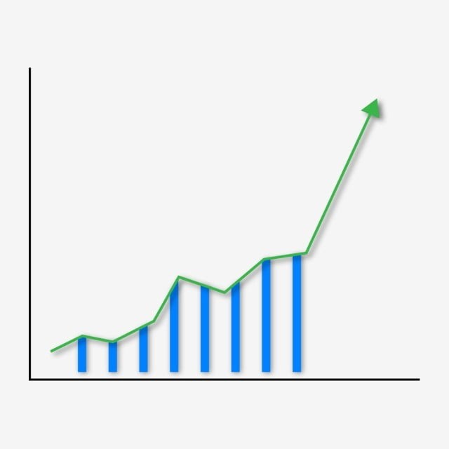 Create meme: growth chart, the chart, clipart stock charts