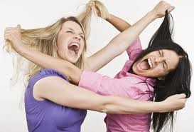 Create meme: girls are fighting, women's fight, girls' fight