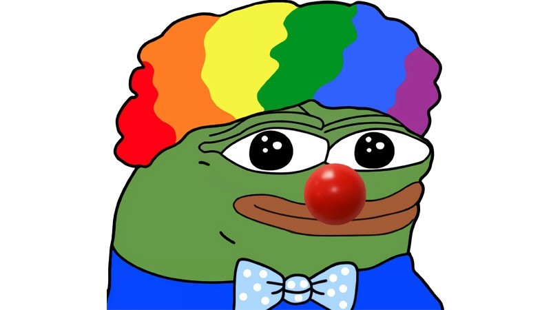 Create meme: pepe frog the clown, Pepe the frog, pepe the clown frog