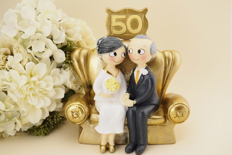 Create meme: Golden wedding, golden wedding 50 years, a gift for a golden wedding